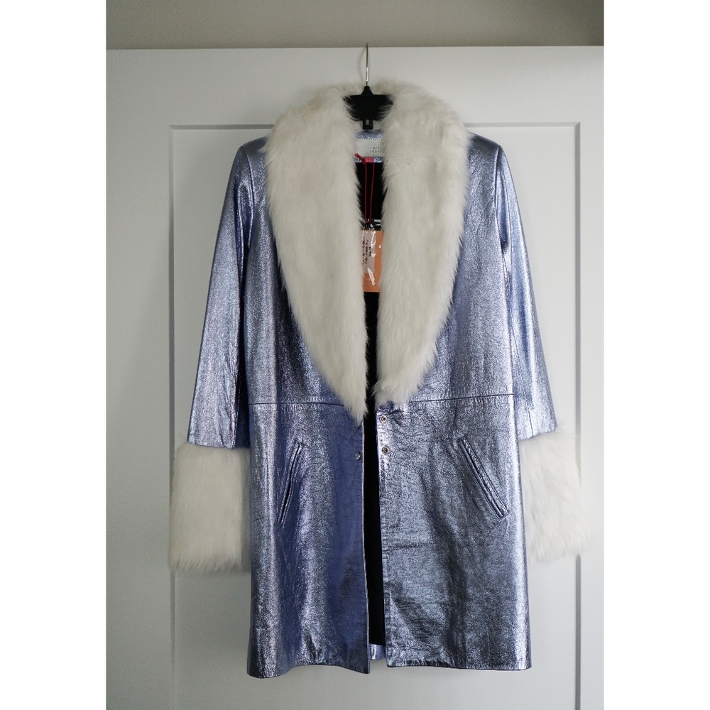 Gorgeous metallic leather trench coat from The Mighty Company